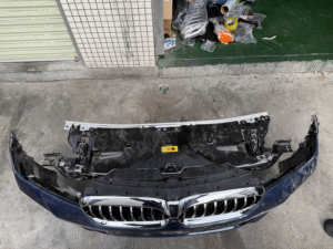 宝马3系G30 <span class=keywords><strong>LCI</strong></span> 2021-2022散热器冷凝器风扇随附的拆卸批发前嘴鼻切组件 - Product Image 6