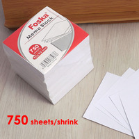 Foska personalizado blanco hojas sueltas Memo bloque escuela Oficina Papelería para escribir venta al por mayor almohadillas de papel offset para promociones