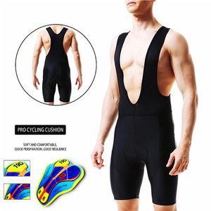 Vêtements de cyclisme d'été pour hommes sur mesure, short de cyclisme à bretelles, séchage rapide et respirant, rembourrage en silicone, short de vélo - Product Image 1