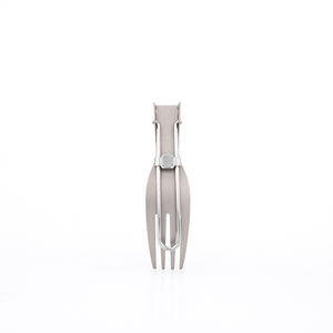 Lightweight Titanium Folding Handle Fork Camping Hiking Backpacking Travel Cutlery Eco-Friendly Reusable Food-Grade Tableware - Product Image 5