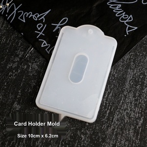 Moule en silicone Early Riser pour porte-cartes de transport, kit de moulage en résine époxy cristalline pour artisanat DIY, accessoires de bijoux et fabrication de coques de téléphone - Product Image 3