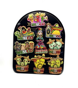 Aimant de réfrigérateur en verre de cristal Cinco De Mayo <span class=keywords><strong>du</strong></span> <span class=keywords><strong>Mexique</strong></span>-Cactus mexicain Piment Crânes Imprimer Aimant de réfrigérateur 3D pour Souvenirs <span class=keywords><strong>du</strong></span> <span class=keywords><strong>Mexique</strong></span> - Product Image 6