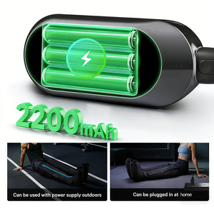 <span class=keywords><strong>Bottes</strong></span> <span class=keywords><strong>de</strong></span> récupération à compression d'air dynamique professionnelles 2200 mAh, 5 chambres, 6 modes, contrôle <span class=keywords><strong>de</strong></span> la minuterie, rafraîchissement musculaire plus rapide pour les athlètes - Product Image 6