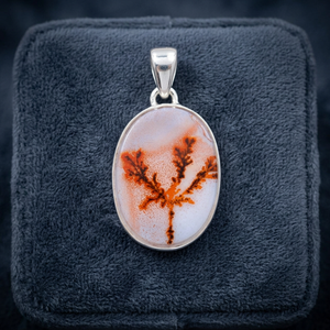 Colgante de Plata de Ley 925 con Piedra Shazar Ovalada Grande Hecha a Mano, Estilo Étnico, Personalizable, de Gran Venta - Product Image 3