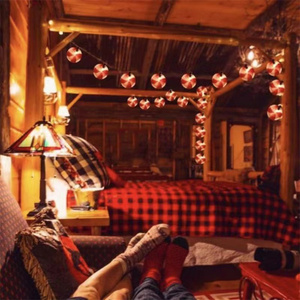 Led kẹo đèn lồng chuỗi ánh sáng phòng trang trí phòng ngủ bố trí Ins <span class=keywords><strong>Hipster</strong></span> Sao Nhấp Nháy ánh sáng pin Powered - Product Image 3