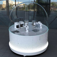 Máquina Expendedora de Café Robótica Inteligente con Brazo de 6 Ejes, Alta Precisión (+0.03mm), Sistema de Enfriamiento Termoeléctrico