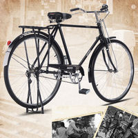 2026 Sıcak Fırsat Fabrikadan Gönderime Hazır 28 inç V Frenli Şehir Bisikleti Retro Kargo Bisikleti Vintage Bicicleta Urbana Yetişkinler İçin