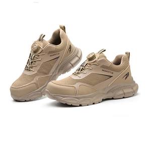 مقبض نعل ناعم أحذية سلامة رياضية للعمل مضادة للسحق جيدة التهوية ومقاومة للثقب واقية للاستخدام في المصنع دوارة - Product Image 5