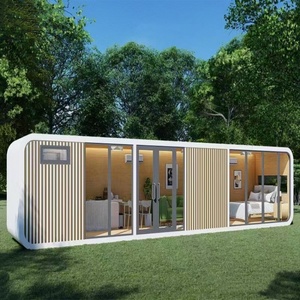 Khung thép truyền thống tùy chỉnh một phòng ngủ hiện đại sang trọng prefab nhà Apple cabin 20ft - Product Image 3