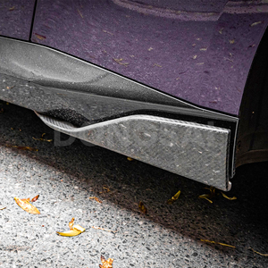 G42 MP Style Prepreg Carbon Faser Seiten rock Verlängerung Seiten klinge für BMW 2er Coupé 2022 - Product Image 5