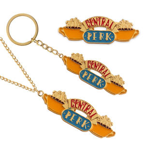 Marchandises de cinéma et de télévision Amis cadres photo commémoratifs cafés numéros de maison porte-clés autocollants broches - Product Image 5