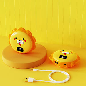 Adedi 50 USB eller taşınabilir 10000mAh dijital ekran şarj edilebilir el ısıtıcısı kadınlar için güç banka ile bebek çocuk - Product Image 3