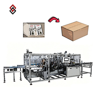 Machine d'emballage de boîtes alimentaires haute performance avec deux voies d'alimentation motorisées pour une capacité de production accrue et une utilisation optimisée de l'espace