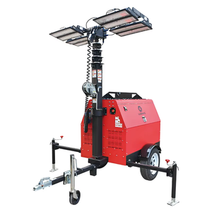 LUDWIG Tour <span class=keywords><strong>mobile</strong></span> de 9m Tours d'éclairage de générateur <span class=keywords><strong>diesel</strong></span> à vendre Kubota D1105 Z482 - Product Image 3