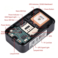 Collier GPS anti-perte pour chien en promotion, étanche IP67 en plastique, technologie NFC, localisateur d'animaux de compagnie précis en temps réel à niveau mondial