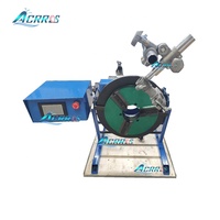 Positionneur de soudage automatique à bride pour tuyaux, avec moteur pas à pas à commande PLC, capacité de charge de 300 kg, inclinaison à 90 degrés et support de torche CNC