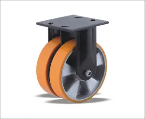 China Wholesale rodízio giratório com dupla roda baixo perfil capacidade de carga rodas giratórias