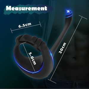 Boîte personnalisée gratuite-Anneau vibrant réglable pour pénis Anneaux <span class=keywords><strong>de</strong></span> massage <span class=keywords><strong>de</strong></span> la prostate Produits pour adultes Ceinture <span class=keywords><strong>de</strong></span> <span class=keywords><strong>chasteté</strong></span> pour pénis vibrant - Product Image 6