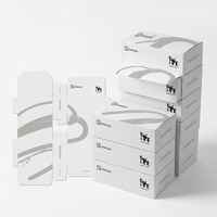 Boîtes à pâtisserie blanches portables réutilisables, emballage de boulangerie personnalisé imprimé pour gâteaux, desserts, croissants, plats à emporter, qualité alimentaire, à fentes