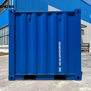 ตู้คอนเทนเนอร์เก็บของขนาดเล็กใหม่เอี่ยม ผลิตจากเหล็กคอร์เทน ขนาด 6 ฟุต 8 ฟุต 10 ฟุต พร้อมใบรับรอง CSC ความจุ 5 คิวบิกเมตร พื้นไม้ ขาย - Product Image 6