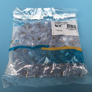 หัวต่อแบบโมดูลาร์ Te Connectivity รุ่น 2-164770-5 Cat6e สำหรับสายแบน - Product Image 1
