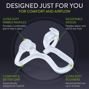 <span class=keywords><strong>2026</strong></span> Alat Pembuka Hidung Anti Mendengkur Penjepit Hidung Alternatif Perawatan Alat Bantu Pernapasan untuk Tidur Lebih Nyenyak Perangkat Peningkat Aliran Udara - Product Image 4