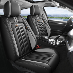 Fundas de Asiento de Coche de Cuero Nappa Resistentes a los Arañazos, Aptas <span class=keywords><strong>para</strong></span> Mercedes Clase C, BMW X3, <span class=keywords><strong>Kia</strong></span> <span class=keywords><strong>Sportage</strong></span>, Accesorios <span class=keywords><strong>para</strong></span> Coches Familiares - Product Image 1