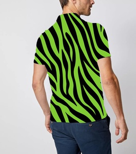 Guangdong Supplier Custom Casual <strong>Shirt</strong> Summer Short Sleeve Fashionable High Quality Men zebra <strong>Pattern</strong> Printed <strong>Shirt</strong> - Product Image 3
