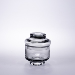 ขวดแก้วทำมือสไตล์โมเดิร์นมีดีไซน์แบบมีชั้นๆ เหมาะสำหรับตกแต่งบ้านและจัดเก็บของ - Product Image 5