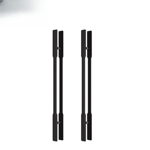 Poignées <span class=keywords><strong>de</strong></span> porte ambidextres modernes en cuivre chromé pour hôtels <span class=keywords><strong>de</strong></span> châteaux européens, stations <span class=keywords><strong>de</strong></span> <span class=keywords><strong>ski</strong></span>, lodges – Ensemble <span class=keywords><strong>de</strong></span> barres <span class=keywords><strong>de</strong></span> traction d'entrée durables - Product Image 4