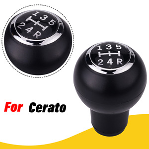 Car Gear <b>Knob</b> Black Plastic Manual <b>Shift</b> <b>Knob</b> For Kia Cerato Sportage JM2-44 Ergonomic Design - Product Image 5