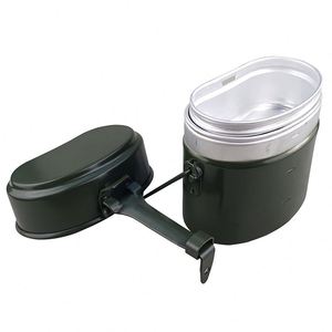 Échantillon gratuit : Gourde tactique américaine avec poignée pour survie en extérieur, cuisine et camping – OEM - Product Image 4