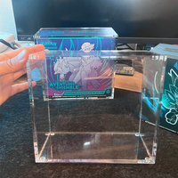 Boîte d'Exposition Acrylique Élégante et Résistante aux UV pour Boîte de Dresseur d'Élite, Vitrine Acrylique ETB 5+8mm avec Couvercle Magnétique Puissant
