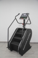 Équipement de fitness commercial d'intérieur : Stepper électrique en acier et ABS, simulateur de course et d'escalade, réglable, écologique et durable