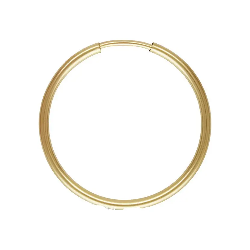 U.S. Imported 14K Gold Filled Earrings Hoop Round Ring Shaped Earrings