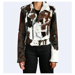 Custom Motorcycle Jacket Women Winter Full Sleeve Solid <b>Fur</b> <b>Lined</b> Moto Biker <b>Coat</b> Stand Zipper Closure Waterproof Lightweight - Product Image 5