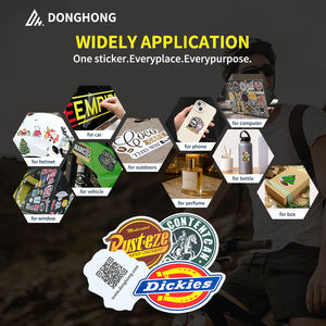 Pegatina Personalizada con Impresión UV, Resistente a la Intemperie, para Publicidad, Vinilo para Exteriores, Troquelada, Impermeable, con Código <span class=keywords><strong>QR</strong></span> - Product Image 3