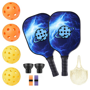 Ensemble de raquettes de pickleball avec sac de transport et balles, poignée antidérapante pour adultes, équipement de sport en plein air - Product Image 3
