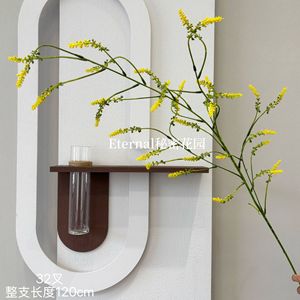 Herbe artificielle de jardin secret, herbe de renard à longue tige en plastique, décoration de mariage, décoration intérieure, lavande, violet, rouge, jaune, blanc - Product Image 2