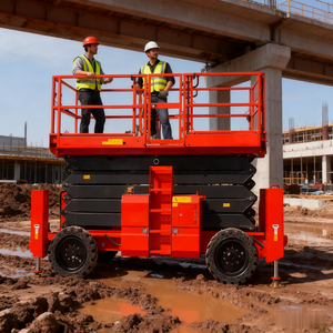 Venta caliente inteligente al aire libre de gran altitud tijera camión de acero con orugas una llave de nivelación 380V nueva fábrica directa - Product Image 5