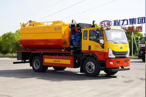 รถดูดสิ่งปฏิกูล SINOTRUK M3 ขนาด 4x2 เครื่องยนต์ Weichai 220 แรงม้า ถังเก็บน้ำแยกส่วนด้านข้างขนาด 12-15 ลูกบาศก์เมตร พร้อม PTO หรือปั๊มสุญญากาศเครื่องยนต์เสริม - Product Image 3