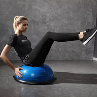 Machine d'entraînement créative pour le sport et le yoga, appareil de fitness Pilates, demi-ballon d'équilibre pour le yoga, entraîneur Pilates, ballon d'ondulation rapide