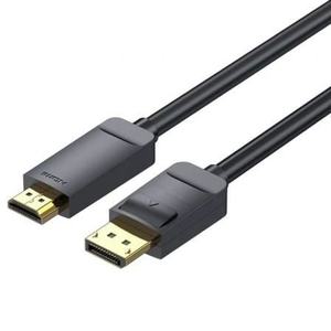 Convertisseur de câble - Convertisseur HDMI vers DisplayPort mâle, 1,5 m, 4K, couleur noire, idéal pour la connexion d'appareils haute définition - Product Image 1