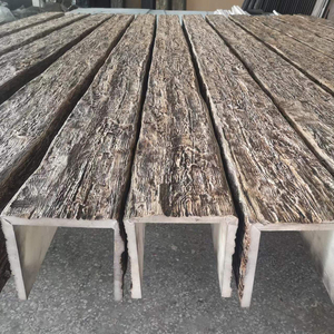 Faisceau de découpe en <span class=keywords><strong>bois</strong></span> faux polyuréthane pour décor de plafond intérieur, faisceau en <span class=keywords><strong>bois</strong></span> recouvert de chine, 1 pièce - Product Image 2