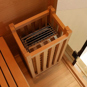 ห้องซาวน่าในร่ม Smartmak 2-3  ทำจากไม้เฮมล็อกและไม้ซีดาร์แดง  แบบแห้ง - Product Image 6