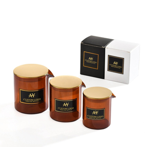Frasco de Vidrio Ámbar para Aromaterapia, Recipiente Vacío <span class=keywords><strong>con</strong></span> Tapa Personalizable, Color de Tapa y Frasco a Elección para Necesidades Personalizadas - Product Image 1