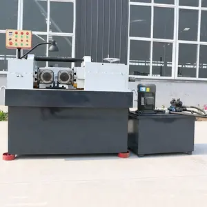 Máquina de laminación de rosca de fabricación de pernos y tuercas hidráulicas completamente automática, precio de alta precisión