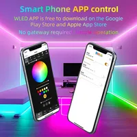 Controlador LED DOMRAEM DOM-WLE-RC005 USB-C WLED ESP8266/ESP32 para Tiras RGB, Fusible de 16A, 0.5W en Espera, Control por Voz, Control Remoto de 30m