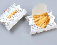 Vente de gros Boîte d'emballage jetable imprimé personnalisé pour plats chauds à emporter Mexique Kebab frites Togo Combo Shawarma Poulet Traiteur