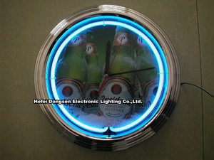 <span class=keywords><strong>15</strong></span>インチ ネオン時計 シングル ネオン 卸売 - Product Image 4
